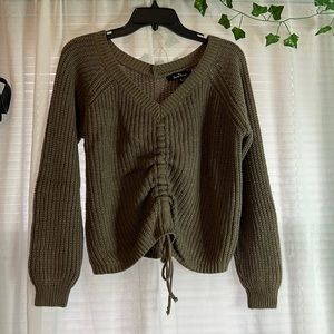 Brown/Tan, Love Tree, Knit Sweater, Size Medium